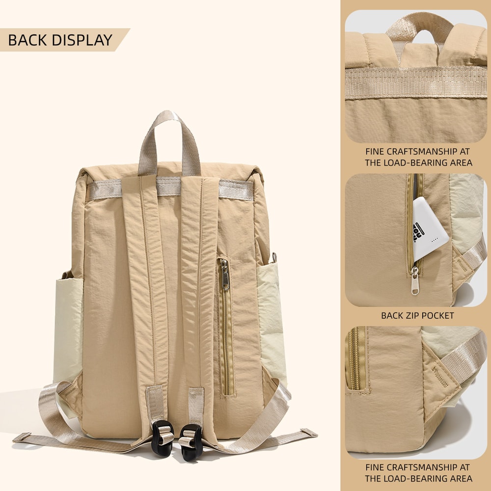 Saint Levi New Retro Backpack Lightweight Casual Daypack for Men & Women