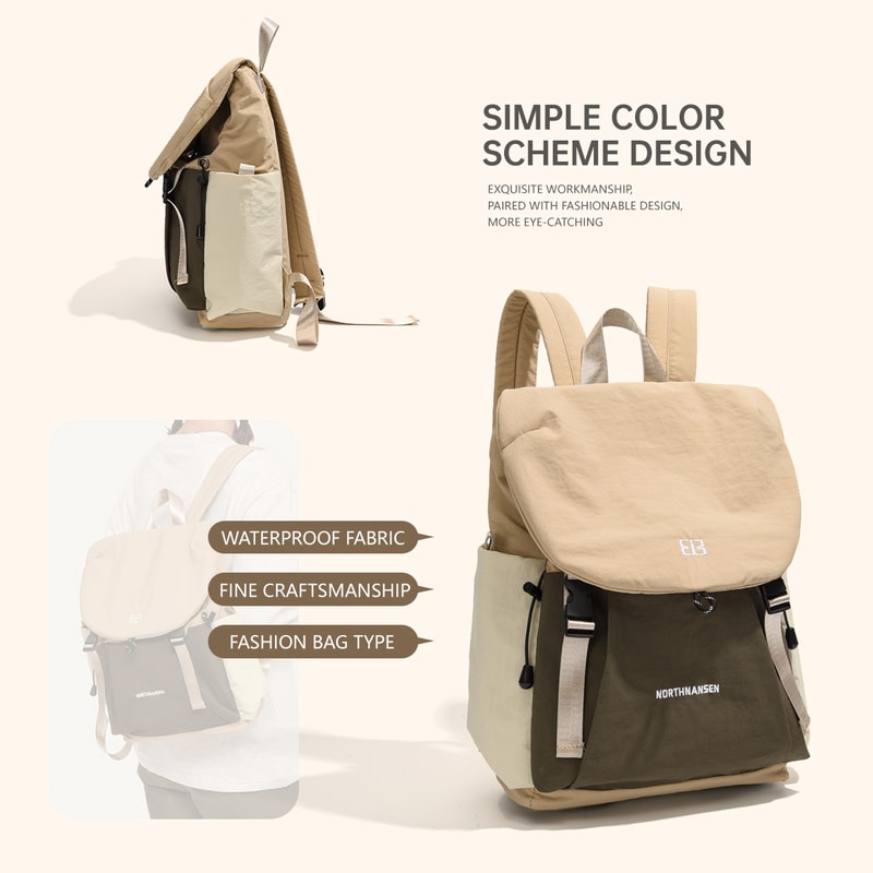 Saint Levi New Retro Backpack Lightweight Casual Daypack for Men & Women