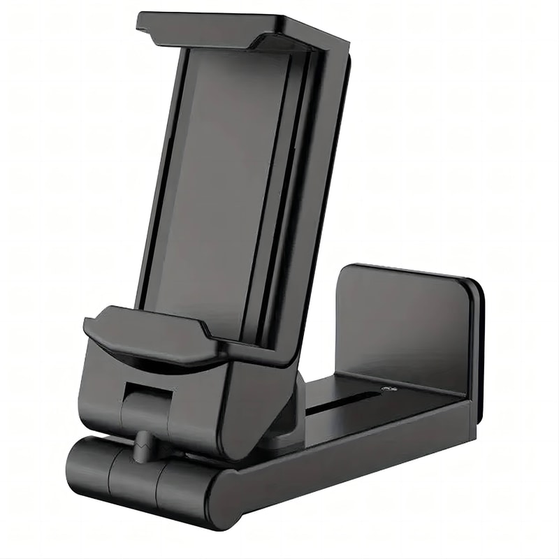 Foldable Hands-Free Airplane Phone Holder Travel Train Seat Cupboard Bar Cellphone Stand
