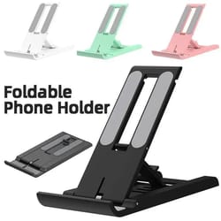 foldable desktop phone stand portable mini mobile holder for easy viewing & hands free use