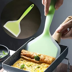 heat resistant silicone spatula for cooking scraping & serving non stick & durable kitchen tool