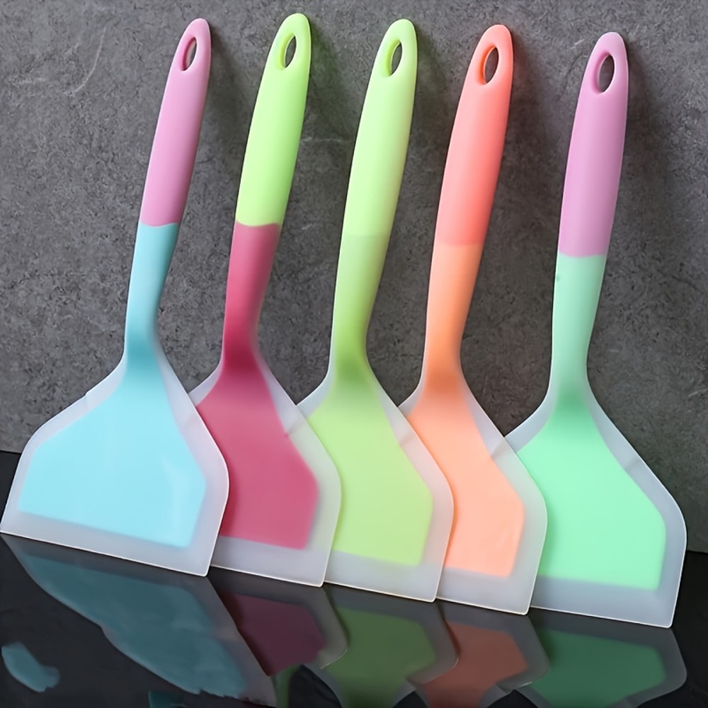 Heat Resistant Silicone Spatula for Cooking Scraping & Serving Non Stick & Durable Kitchen Tool