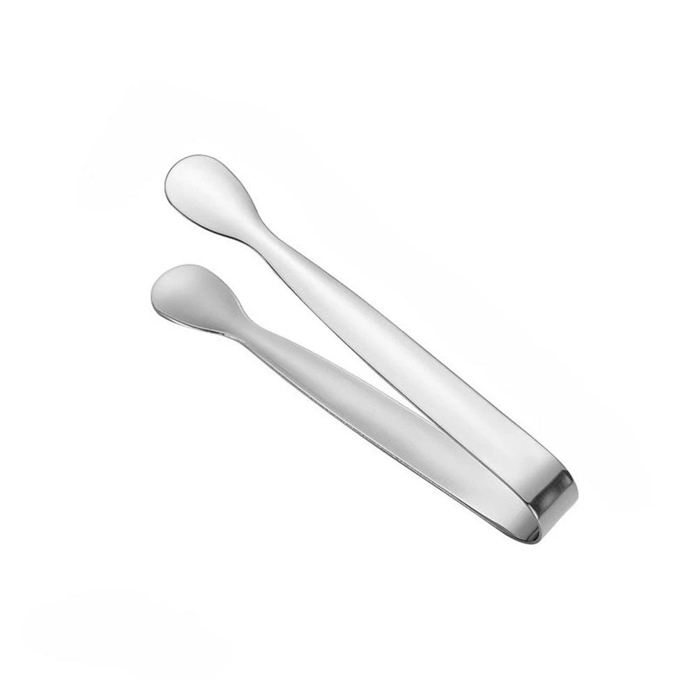 Stainless Steel Ice Tongs Burr Free Food Tongs For Sugar Cubes Towels 5