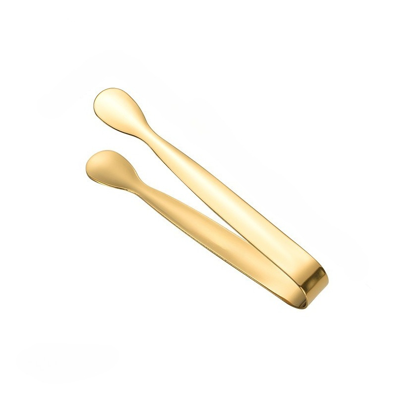 Stainless Steel Ice Tongs Burr Free Food Tongs For Sugar Cubes Towels 6