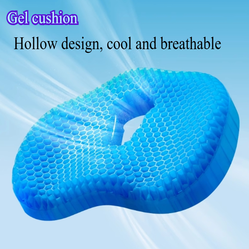 Gel Seat Cushion for Long Sitting Comfortable Ergonomic Chair Cushion