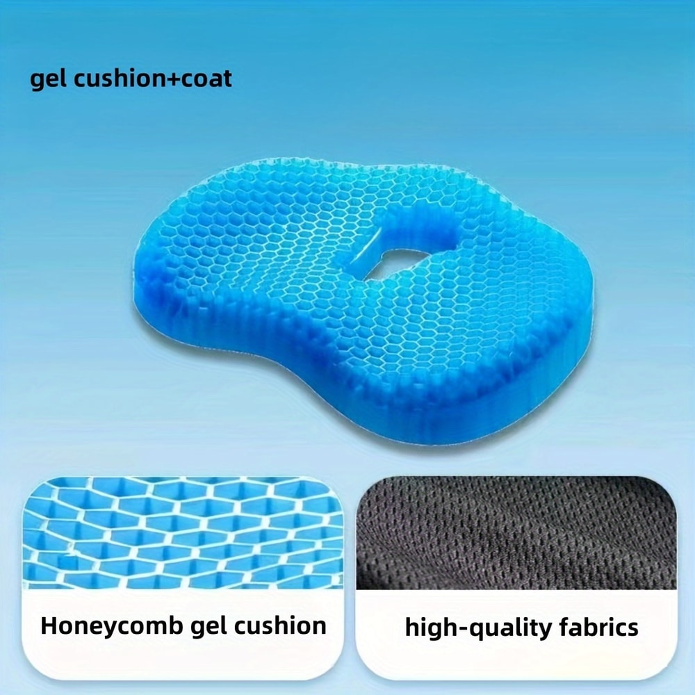 Gel Seat Cushion for Long Sitting Comfortable Ergonomic Chair Cushion