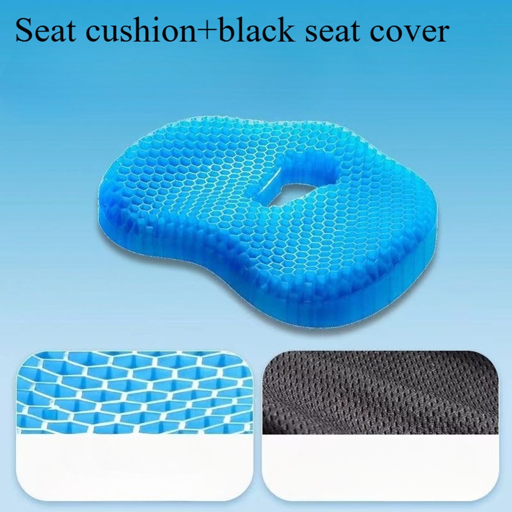 Gel Seat Cushion for Long Sitting Comfortable Ergonomic Chair Cushion