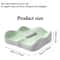 Memory Foam Seat Cushion With Ergonomic Support Light Green Grey Washable Polyester For Car Offic 4