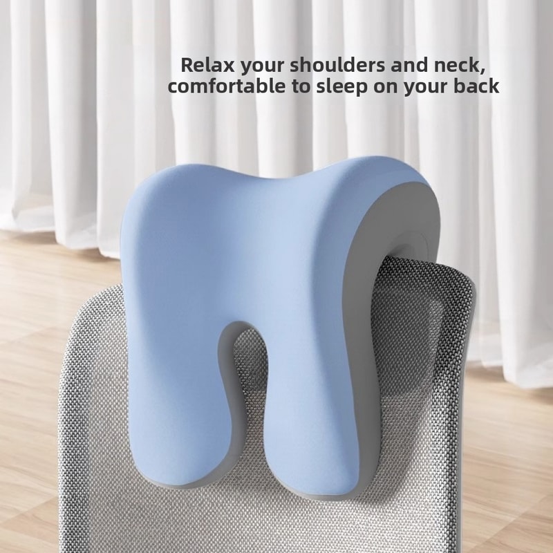 Ergonomic Memory Foam Neck And Shoulder Support Pillow For Office Chair Ultimate Headrest Cushion 1
