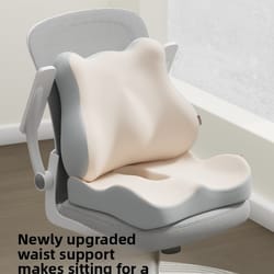 orthopedic memory foam seat cushion prostate relief for tailbone & sciatica pain non slip comfort for chair & car sea