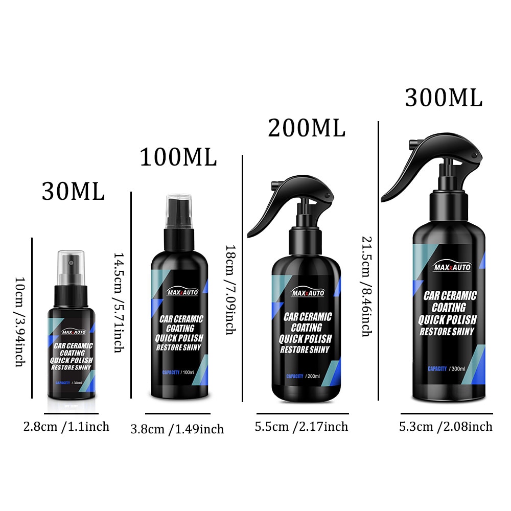 Car Ceramic Nano Coating Liquid Hydrophobic Nano Crystal Paint Coating For Ultimate Car Polish And 2
