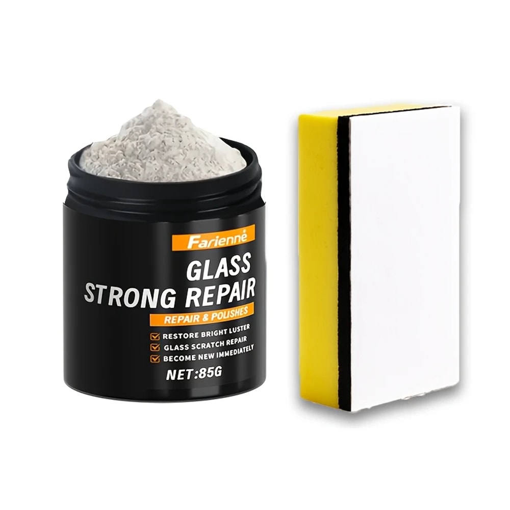 Super Glass Polishing Powder Restore Glass Clarity Shine Scratch Repair Brightness Boost 5