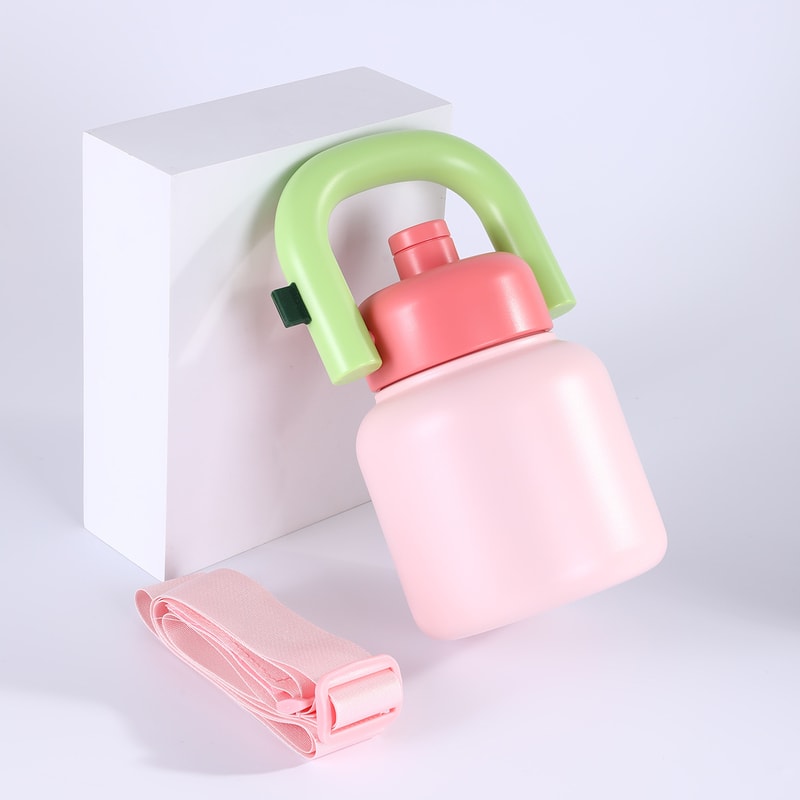 Dopamine Hand Held Kettle Stainless Steel Childrens Insulated Cup With Straw Large Capacity Cartoon 4