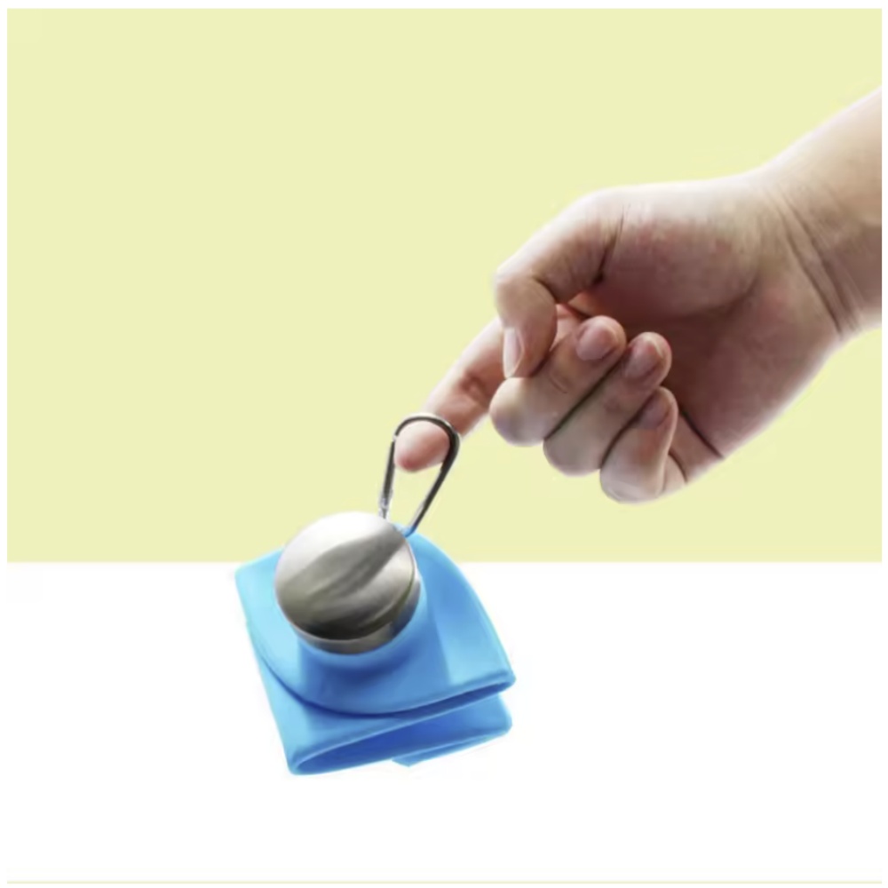 Collapsible Silicone Water Bottle Leakproof Reusable And Foldable Travel Bottle For Gym Hiking And 3