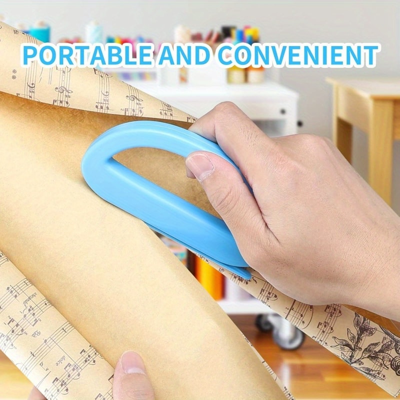 Portable DIY Gift Wrapping Paper Cutter Convenient Christmas Halloween Paper Trimmer For Offices A 1