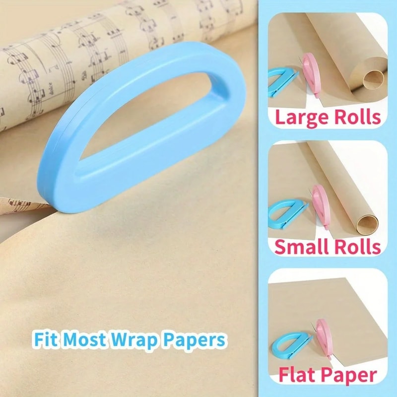Portable DIY Gift Wrapping Paper Cutter Convenient Christmas Halloween Paper Trimmer For Offices A 4