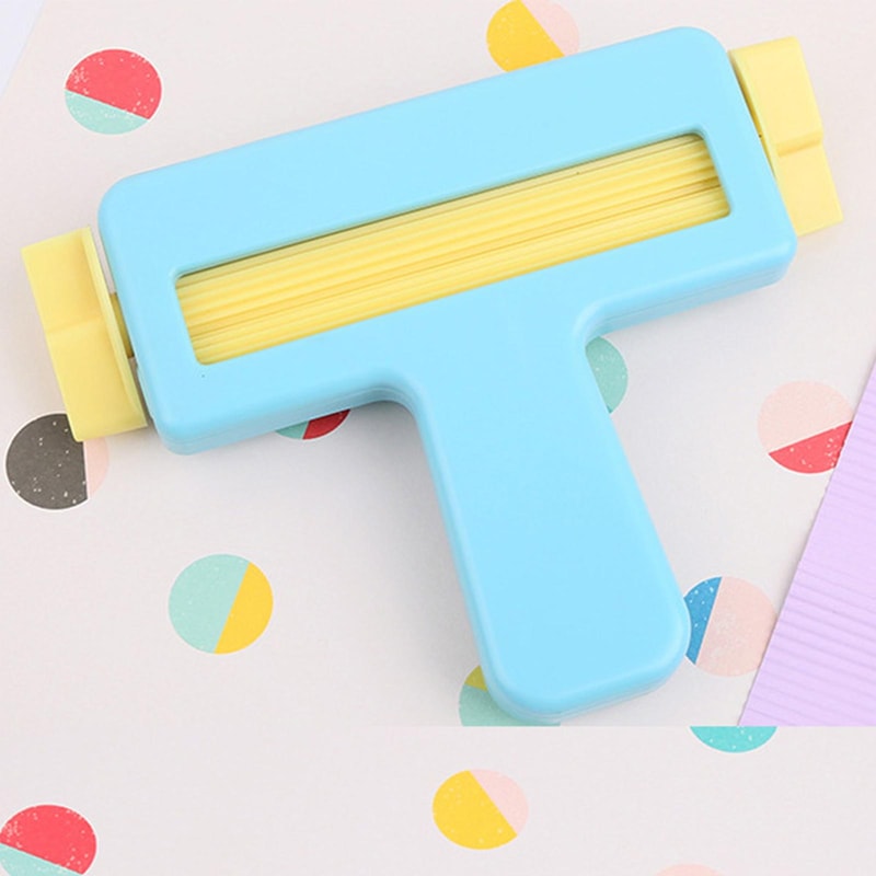 Corrugated Paper Embossing Roller DIY Scrapbooking Tool for Unique Designs