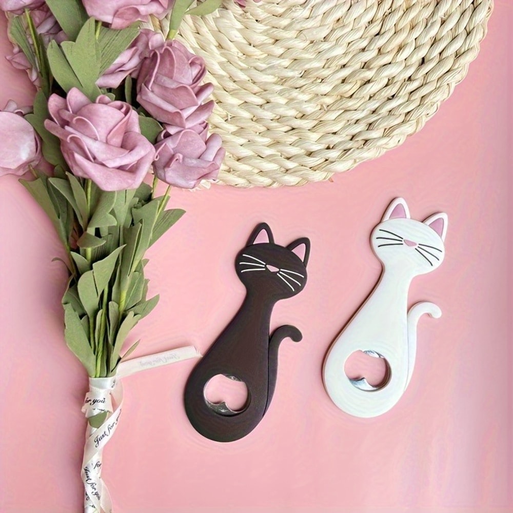 Magnetic Cat Bottle Opener And Refrigerator Decoration Cartoon Beer Opener With Strong Magnet 1