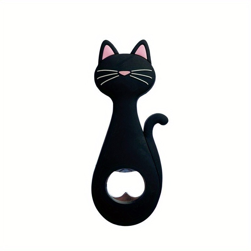 Magnetic Cat Bottle Opener And Refrigerator Decoration Cartoon Beer Opener With Strong Magnet 3