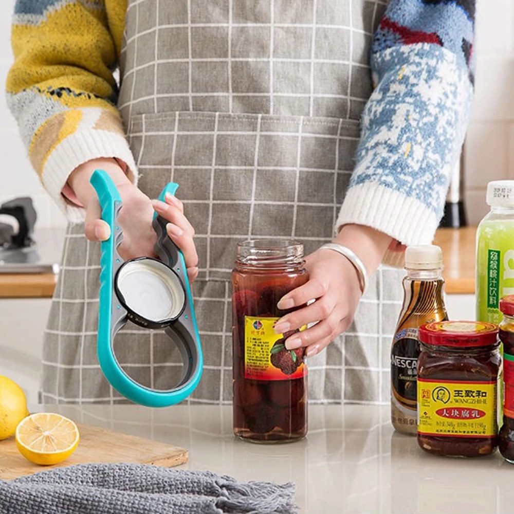 Effortless Jar and Bottle Opener Universal Easy Grip Lid Opener for Kitchen Use