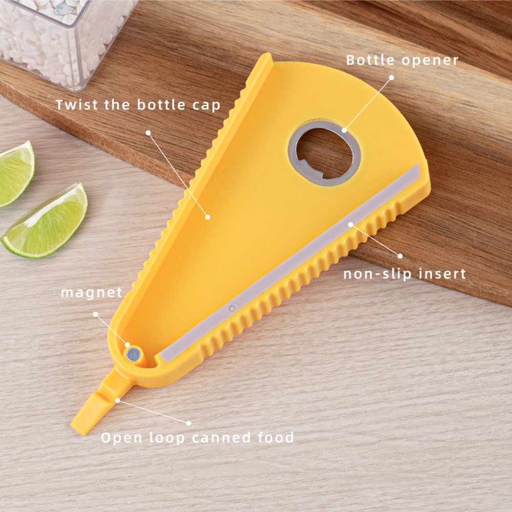 Universal Manual Bottle Cap Opener Multi Functional Household Can Lid Opener 2