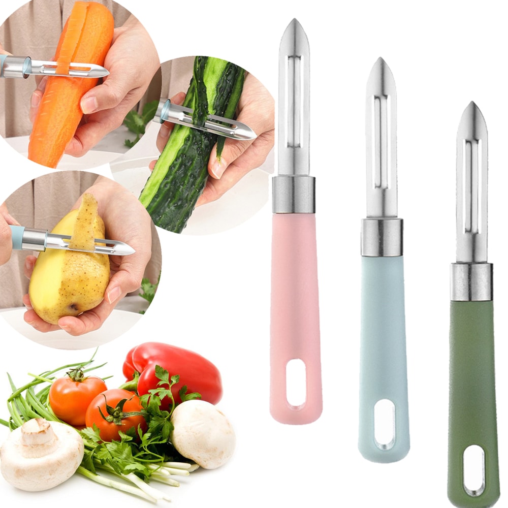 Stainless Steel Vegetable Peeler Fast Manual Potato Fruit Skin Removal Tool 0