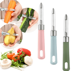 stainless steel vegetable peeler fast manual potato & fruit skin removal tool