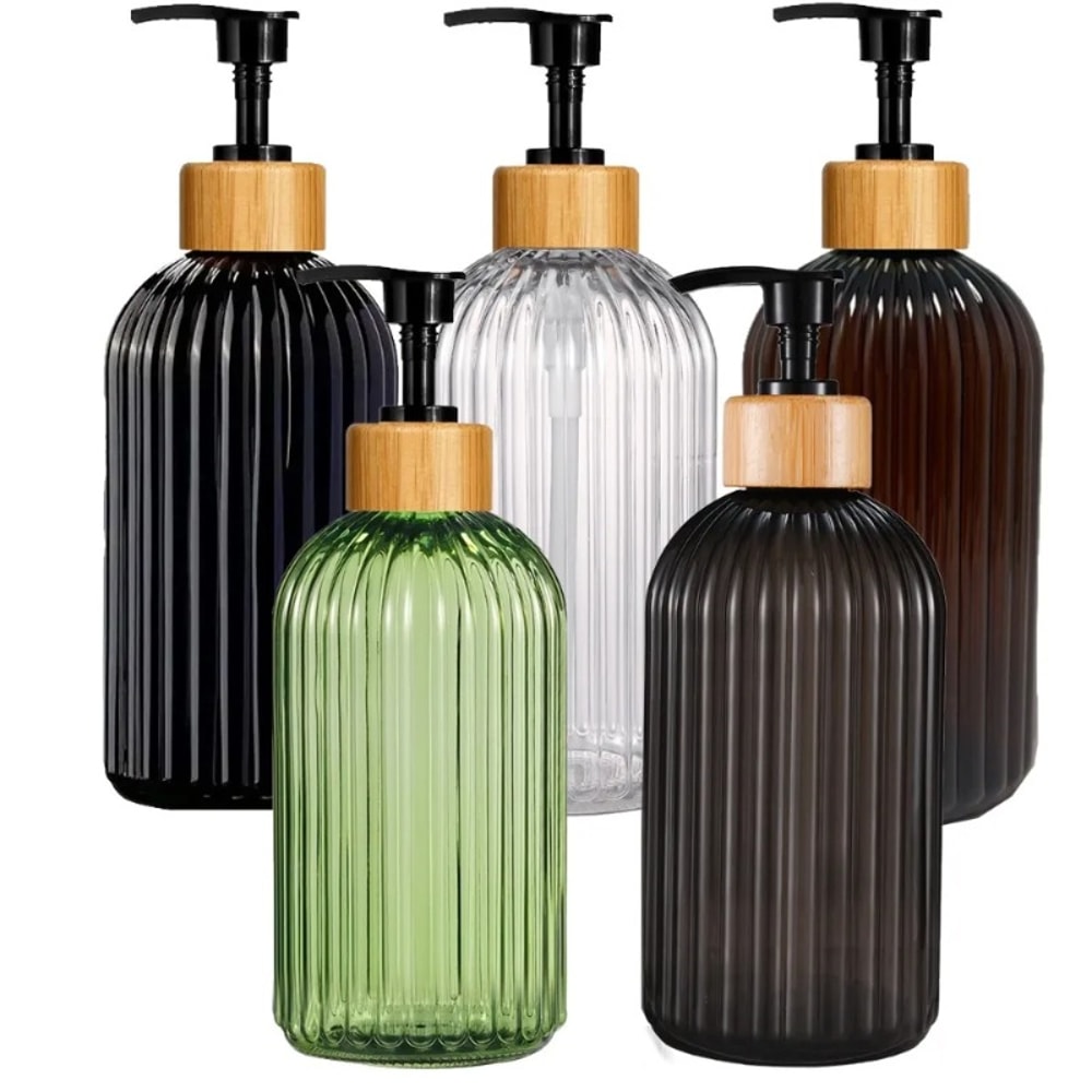 Refillable Soap Dispenser Bottle for Kitchen and Bathroom Sink Decor