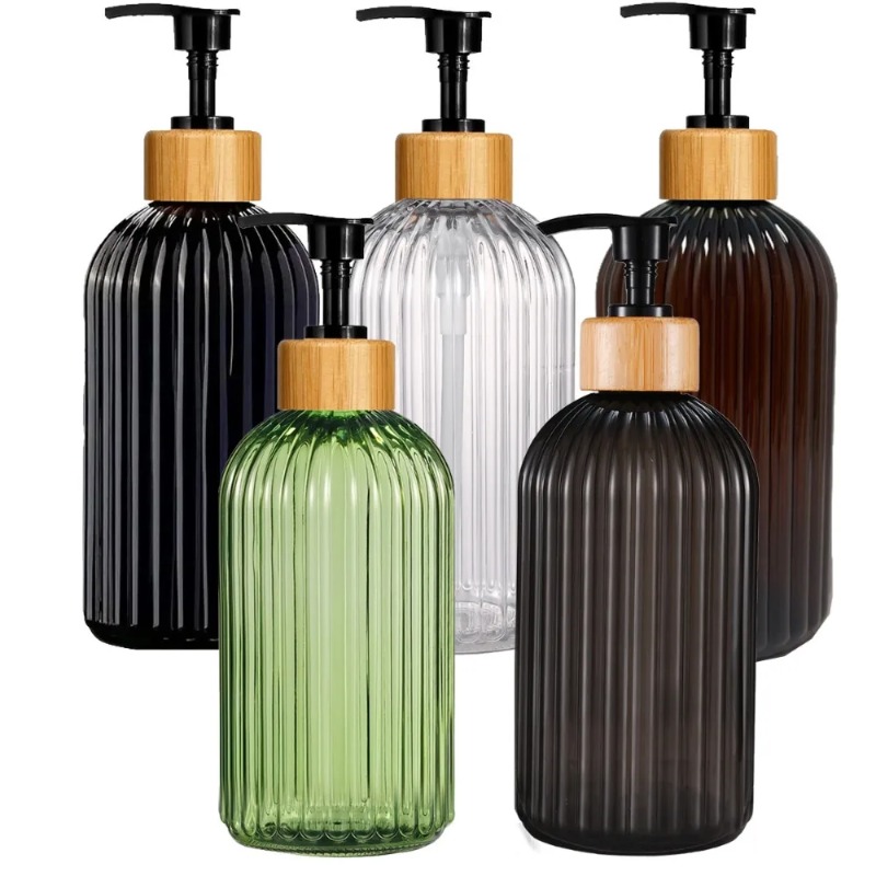 Refillable Soap Dispenser Bottle for Kitchen and Bathroom Sink Decor