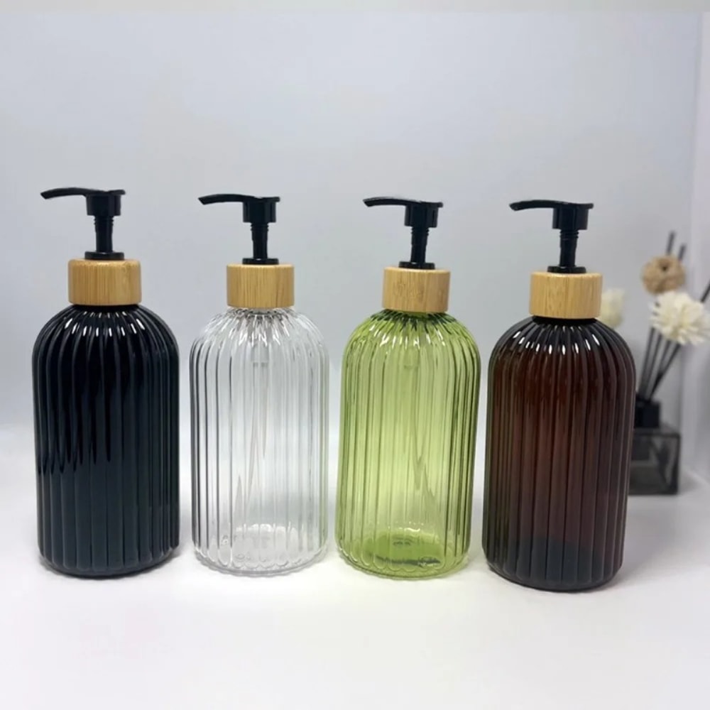 Refillable Soap Dispenser Bottle for Kitchen and Bathroom Sink Decor