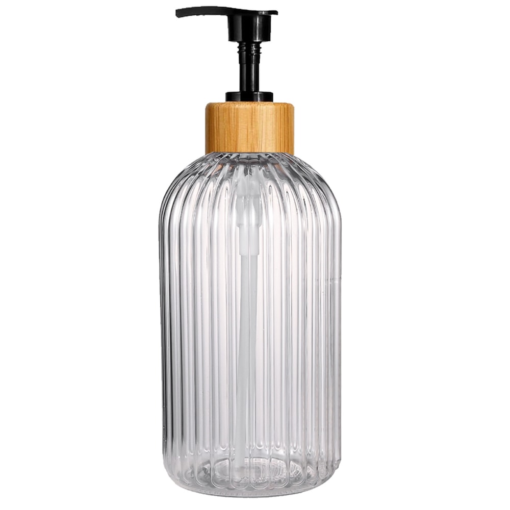 Refillable Soap Dispenser Bottle for Kitchen and Bathroom Sink Decor