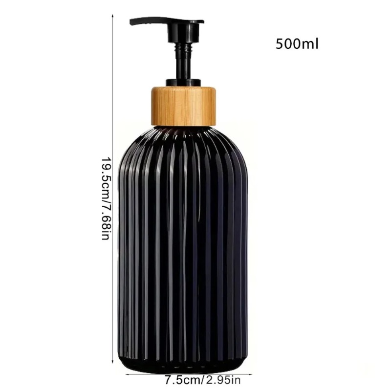 Refillable Soap Dispenser Bottle for Kitchen and Bathroom Sink Decor