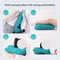 Ergonomic Inflatable Lumbar Support Pillow for Back Comfort During Travel