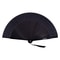 Vintage Black Bamboo Folding Fan Handmade Retro Design For Elegance Cool Comfort 5