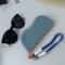 Soft Lightweight Silicone Glasses Case With Lanyard Zipper Portable Storage Pouch For Glasses Ide 7