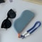 Soft Lightweight Silicone Glasses Case With Lanyard Zipper Portable Storage Pouch For Glasses Ide 7