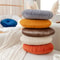 Nordic Candy Color Quilted Pumpkin Pillow Cozy Round Floor Cushion Bay Window Seat Pillow 3