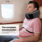 Ergonomic Travel Neck Pillow Memory Foam Support For Airplane Car Portable Compact With Storage B 0