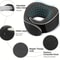 Ergonomic Travel Neck Pillow Memory Foam Support For Airplane Car Portable Compact With Storage B 1