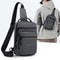 Large Capacity Waterproof Sling Bag for Men Durable Nylon Crossbody Chest Pack for Work & Travel