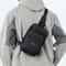 Large Capacity Waterproof Sling Bag for Men Durable Nylon Crossbody Chest Pack for Work & Travel
