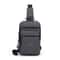 Large Capacity Waterproof Sling Bag for Men Durable Nylon Crossbody Chest Pack for Work & Travel