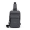 Large Capacity Waterproof Sling Bag for Men Durable Nylon Crossbody Chest Pack for Work & Travel