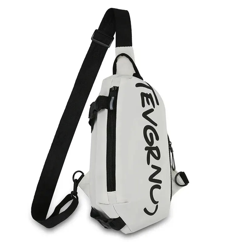 Stylish Nylon Chest Bag for Men and Women Trendy Sports Crossbody Sling Shoulder Bag