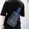 Mens Multi Functional Chest Bag with USB Charging Port Ideal for Commuting Business and Sports
