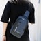 Mens Multi Functional Chest Bag with USB Charging Port Ideal for Commuting Business and Sports