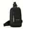 Mens Multi Functional Chest Bag with USB Charging Port Ideal for Commuting Business and Sports