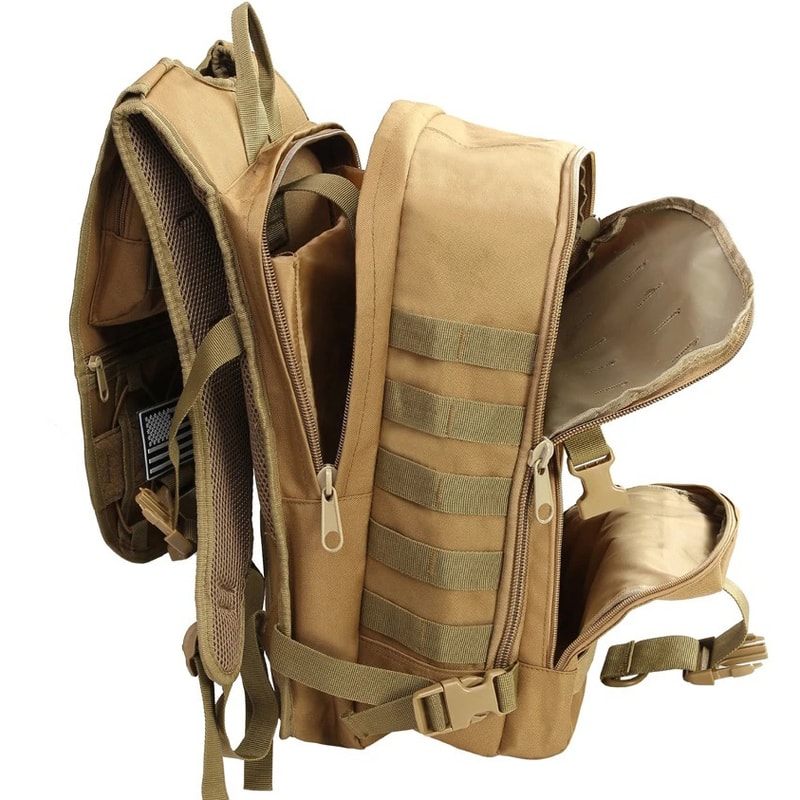 High Capacity Tactical Adventure Backpack Waterproof Military Grade Survival Gear 4