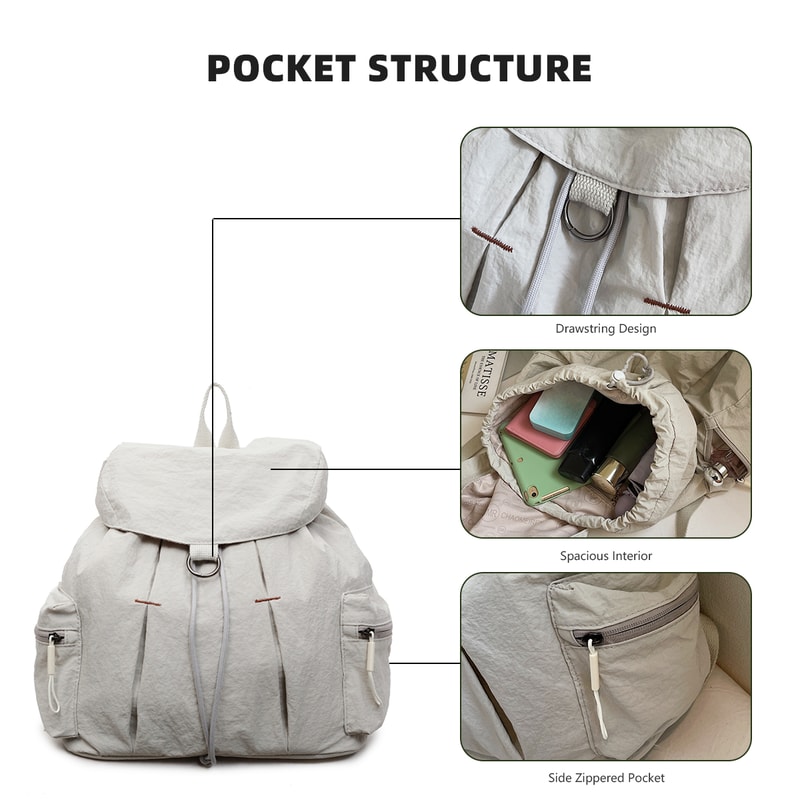 Gemini Said Ultra Lightweight Womens Commuter Hiking Backpack Water Resistant Large Capacity Daypa 1