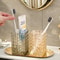 Reusable Toothbrush Holder and Mouthwash Cup Transparent Portable Tumbler for Couples Bathroom Accessories
